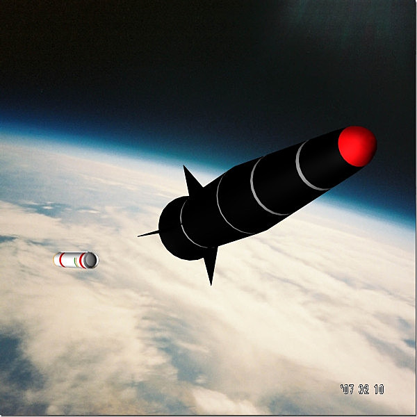 3d model india medium range - DRDO AGNI-II MRBM by VisualMotion